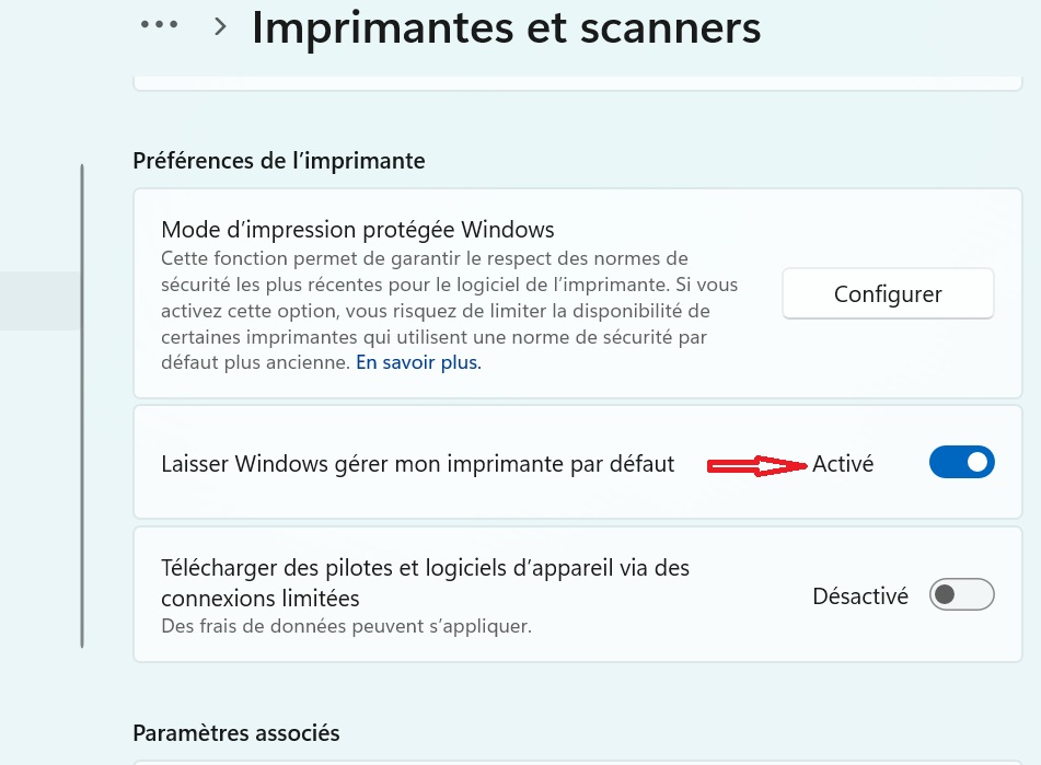 méthode propre pour bloquer votre imprimante